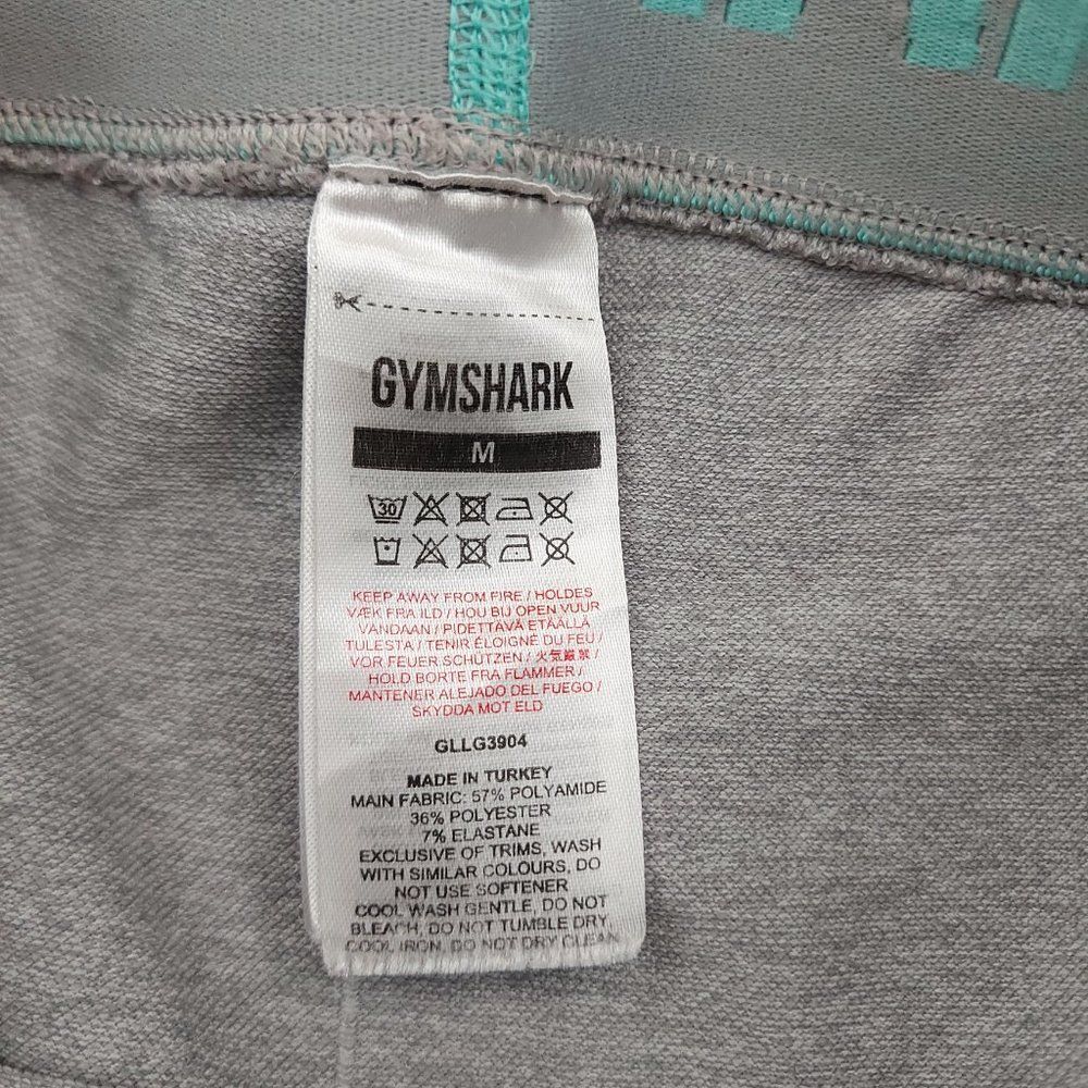 Gymshark Leggings Womens Medium Gray Breathable Athletic Gym Yoga Running - Picture 11 of 11